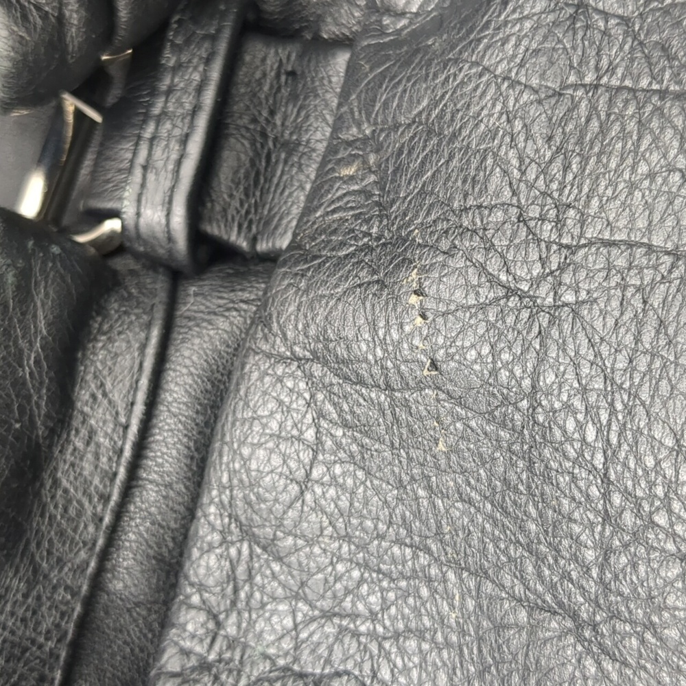 Pele Che Coco Black Leather Bag - Picture 13 of 14